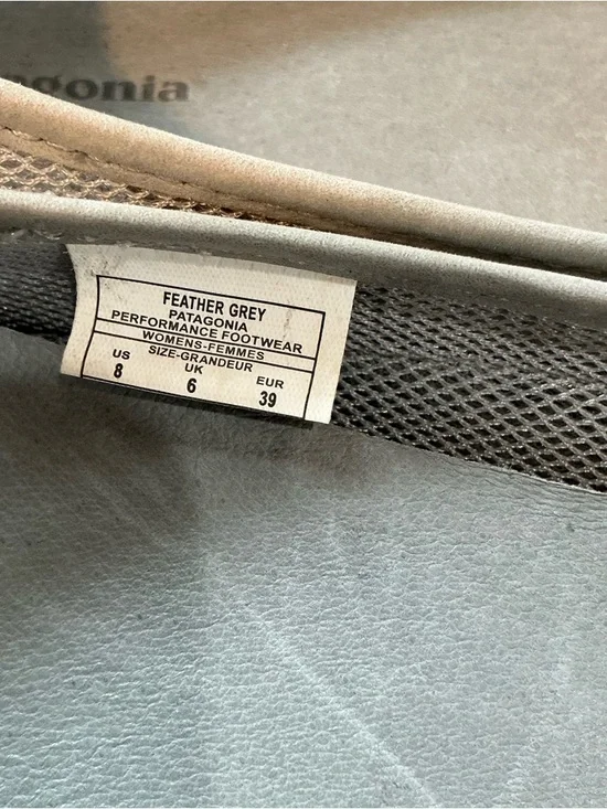 🤎 Patagonia Women’s Light Gray Maha Breathe Ballet Flats - Size 8 - Picture 5 of 9